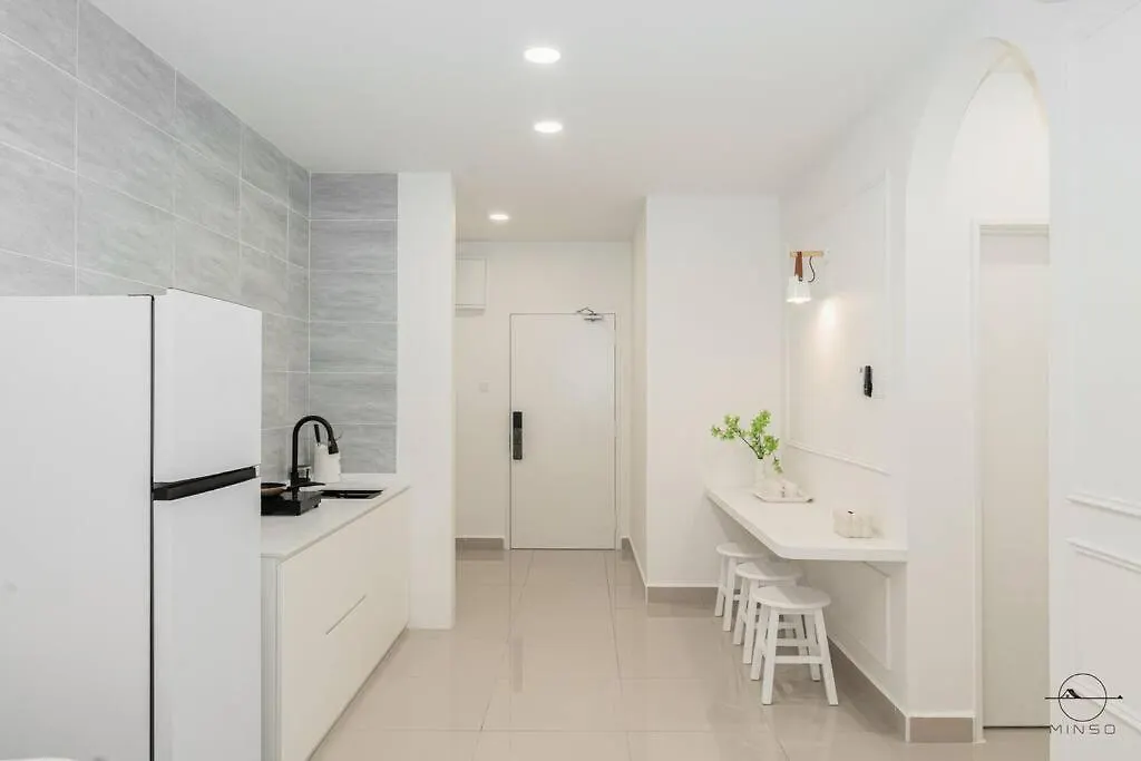 Creamy House Ksl 2 Jb #6Pax #Austin #18Th Floor Apartamento Johor Bahru 0*,