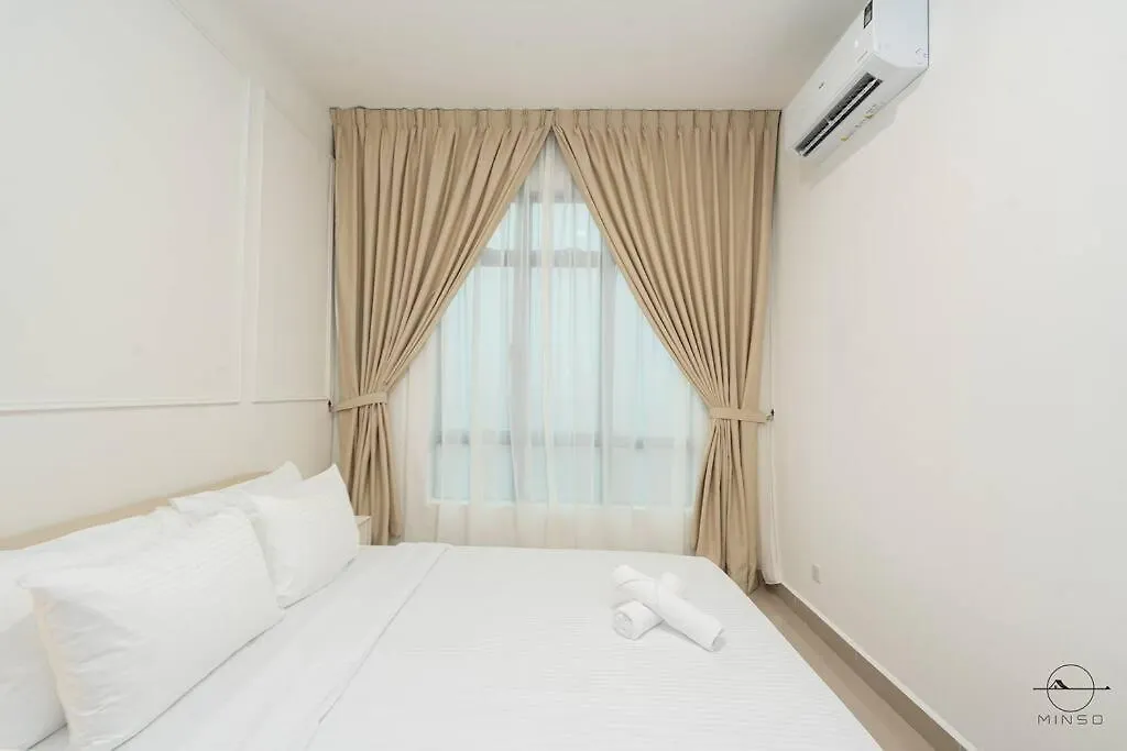 Creamy House Ksl 2 Jb #6Pax #Austin #18Th Floor Apartamento Johor Bahru 0*,  Malásia