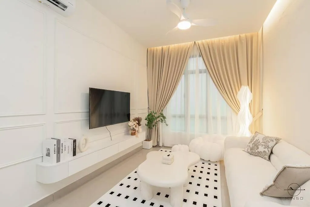 Creamy House Ksl 2 Jb #6Pax #Austin #18Th Floor Apartment Johor Bahru